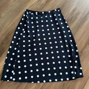 J Crew Polka Dot skirt